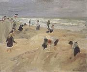 Max Liebermann Beach Seach Scene at Nordwijk (nn02) Germany oil painting reproduction